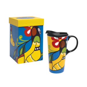 Ceramic Travel Mug Her Jingle Dress