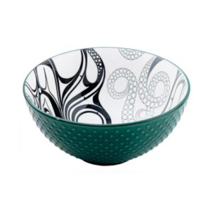 Porcelain Art Bowl Medium Octopus