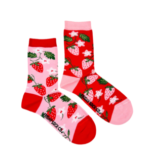 Mismatched Socks - Strawberry