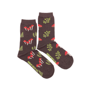 Mismatched Socks - Mushroom Forest