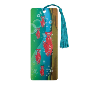 3D Lenticular Bookmark Coho Salmon