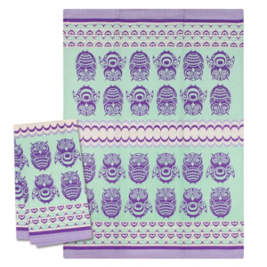 Tea Towel Printed - Owls