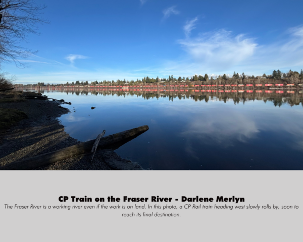 Darlene Merlyn - CP Train on the Fraser River